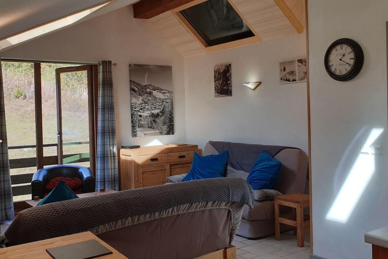 Apartamento Les Grands Balcons De L'Etale Manigod Exterior foto
