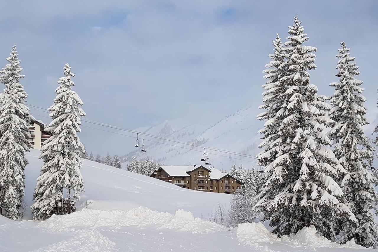 Apartamento Les Grands Balcons De L'Etale Manigod Exterior foto